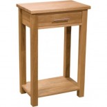 Opus Modern Oak Small Console Table